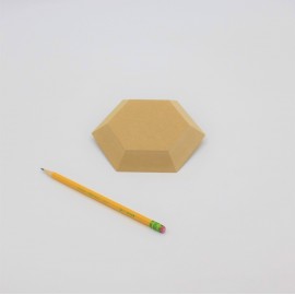 Hexagon 5 inch Pottery Form